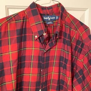Polo plaid button down
